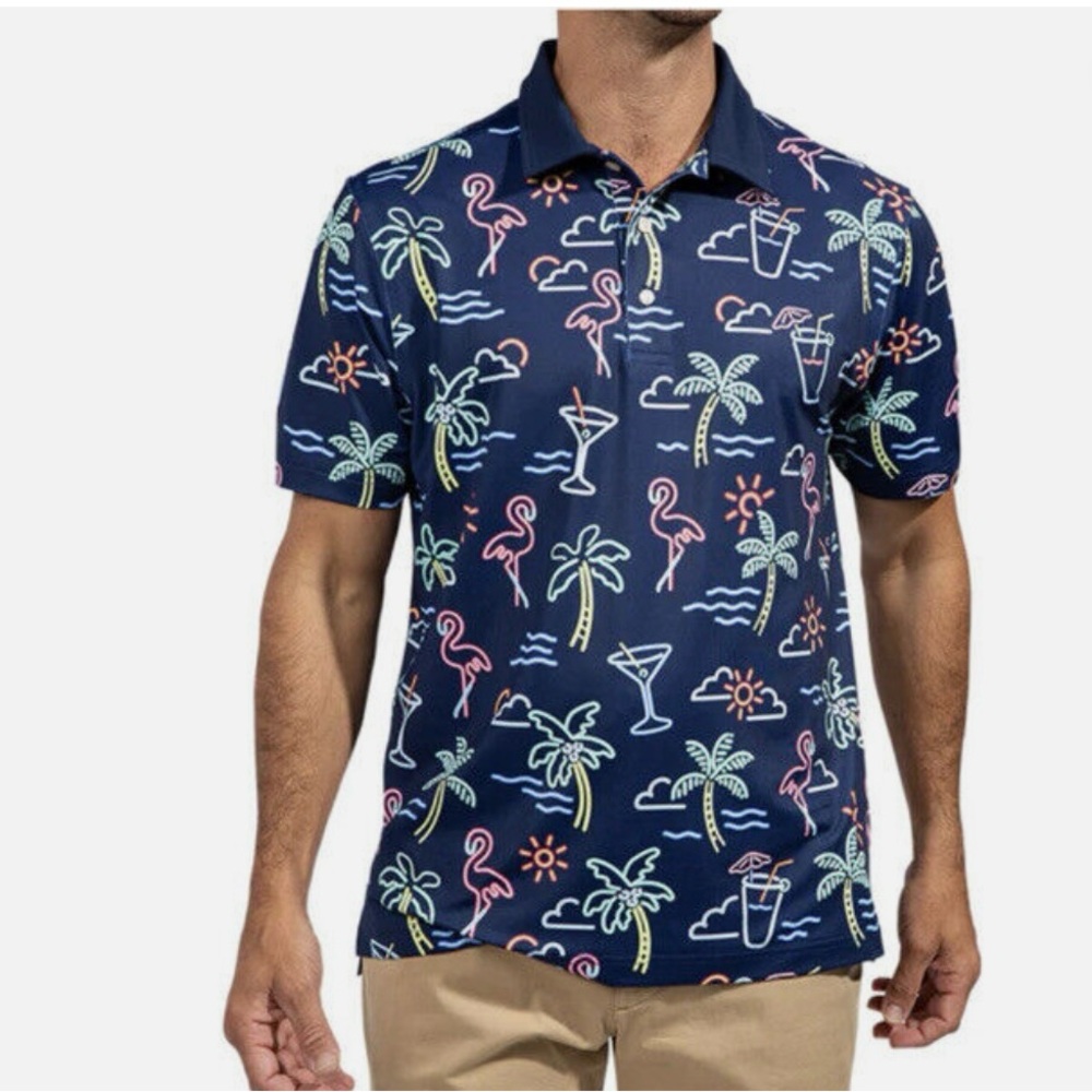 Chubbies Polo Shirt Men Large